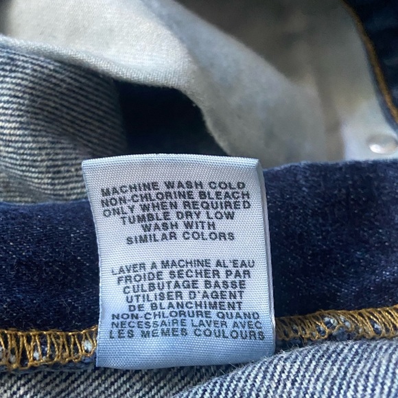 RL Easy Fit Jeans Hemmed Capri Size 35x25 - Picture 8 of 8